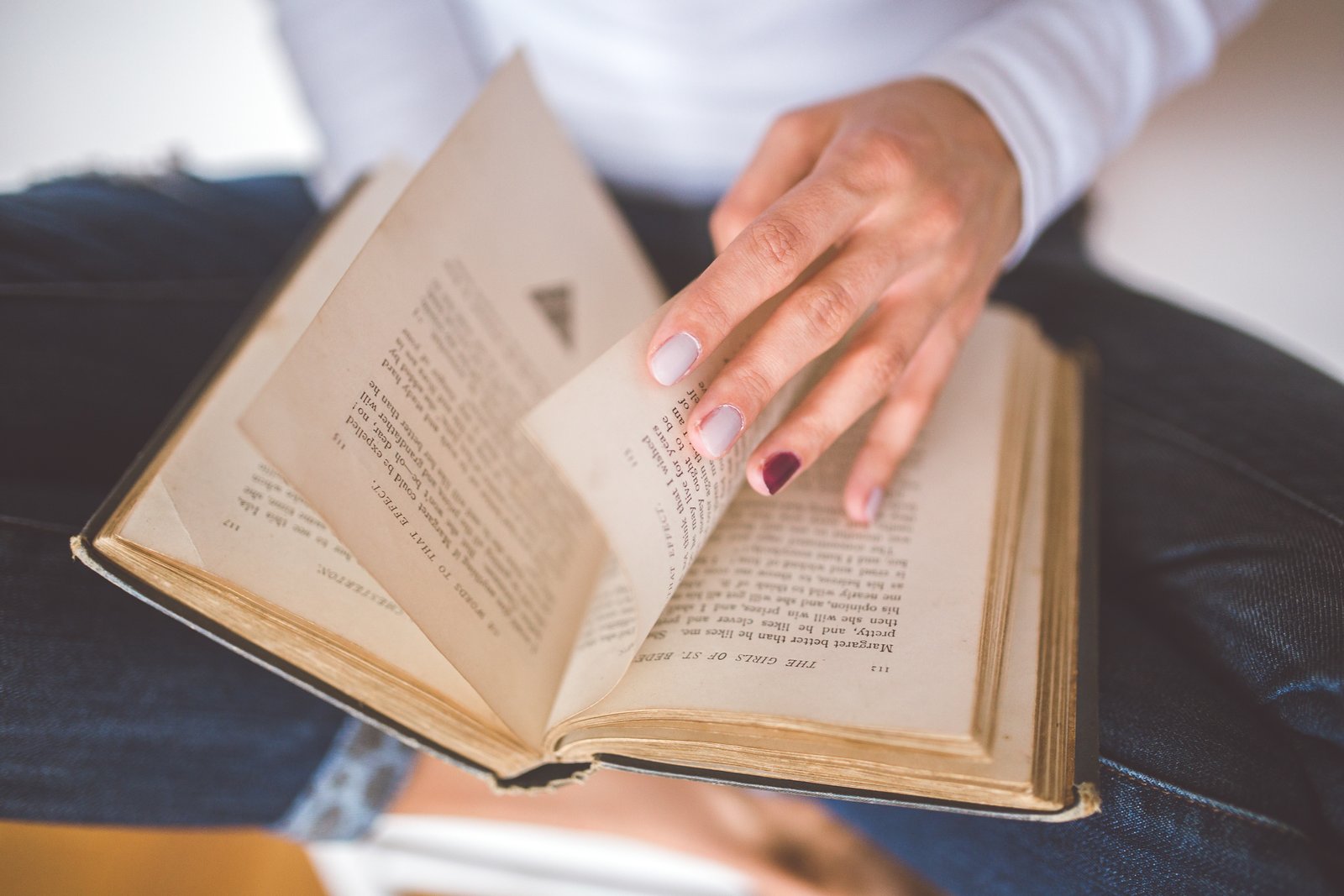 hand vintage old book